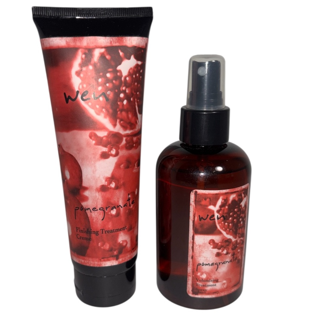 Wen Volumizing Treatment Spray 6 oz and Finishing Treatment Creme 4 oz